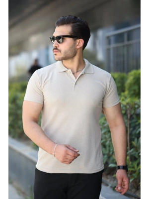 Erkek Kısa Kollu Yakalı Tişört