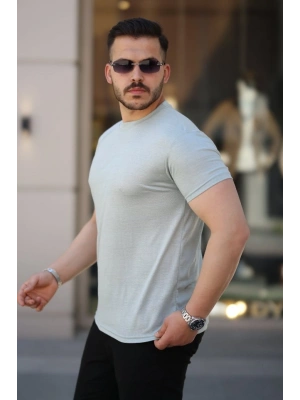 Erkek Mini Jakarlı Kısa Kollu T-shirt