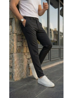Erkek Slim Fit Dilli Kumaş Pantolon