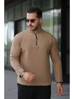 Erkek Zip Yaka Polar Sweat