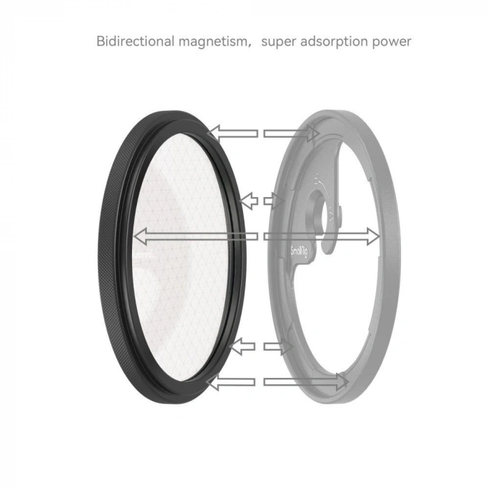 SmallRig 4218 MagEase Manyetik Yıldız-Çapraz Filtre (8 Nokta) 52mm