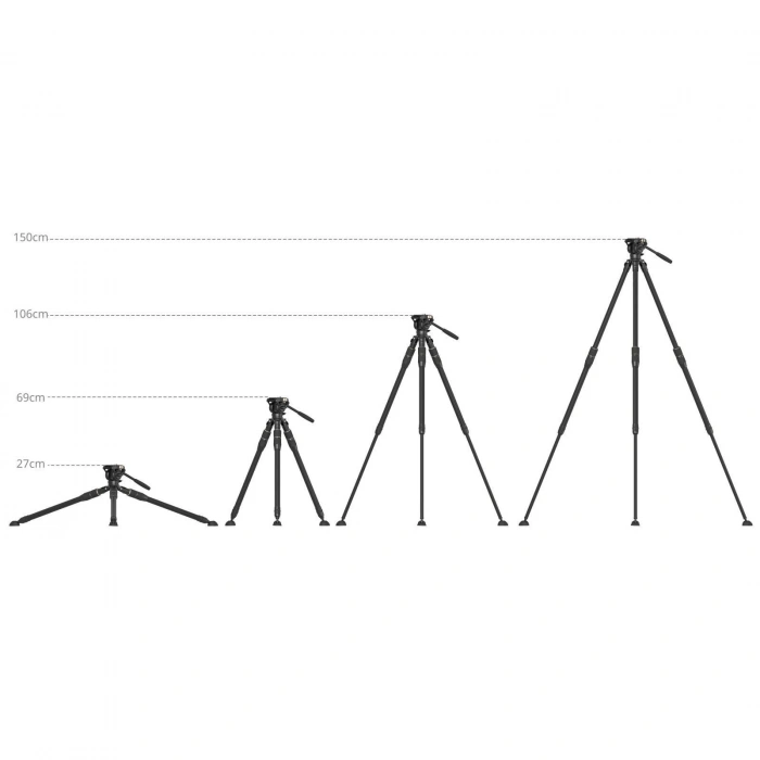 SmallRig 4643 FT-S303  Karbon Fiber Tripod Kiti