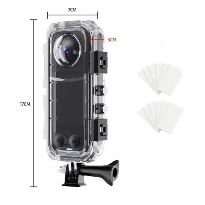 Oem Mark Insta 360 X4 Uyumlu Su Geçirmez Kılıf