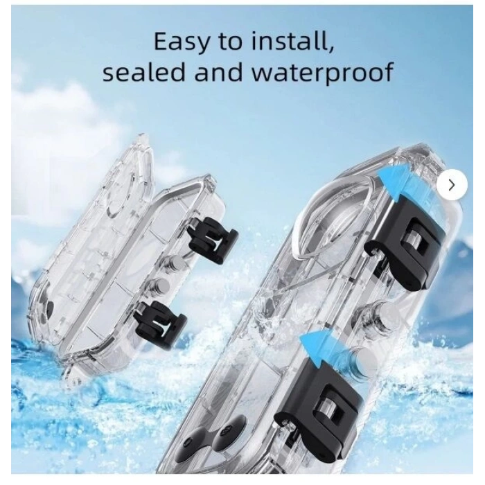 Oem Mark Insta 360 X4 Uyumlu Su Geçirmez Kılıf