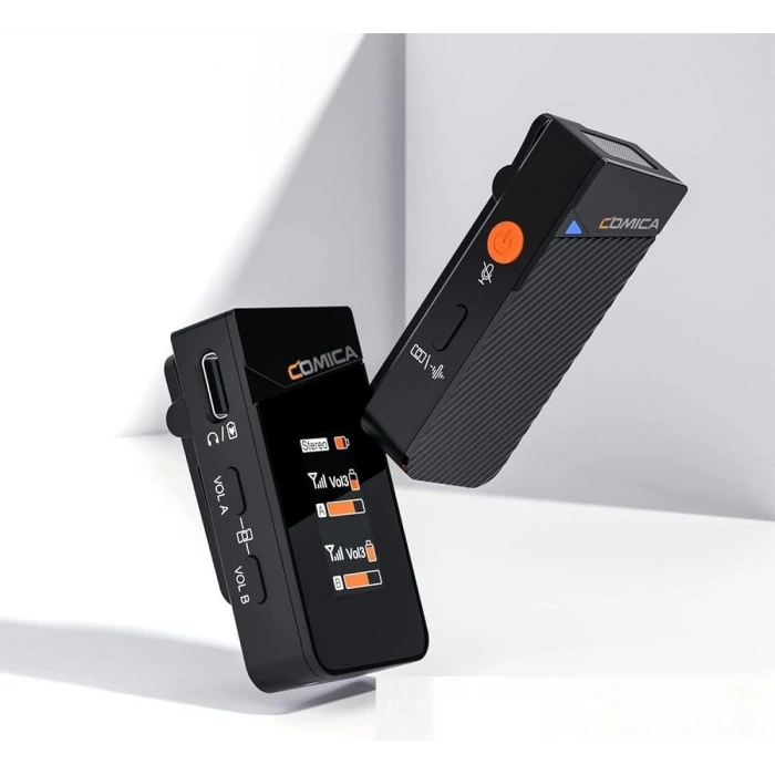 Comica Vimo C3 (2) Kanallı Mini Kablosuz Yaka Mikrofonu