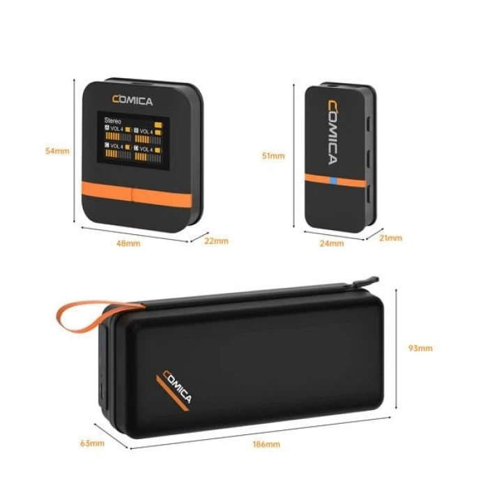 Comica Vimo Q (4) Kanallı Mini Kablosuz Mikrofon