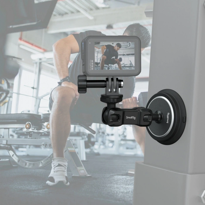 SmallRig 4466 Magic Arm Manyetik Vakumlu  Montaj Destek Seti Aksiyon Kameraları için
