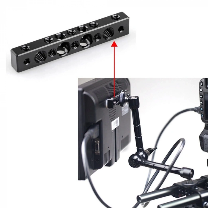 SmallRig 1091 Baseplate Barı 1/4 İnç ve 3/8 İnç Vida Deliği