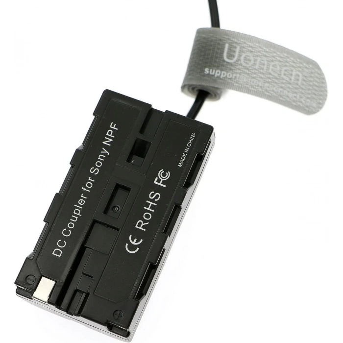 Andoer D-Tap - NP-F550 / F970 DC5521 Sahte Pil Güç Kablosu  Sony Atomos Ninja V Monitör ( 80 cm)