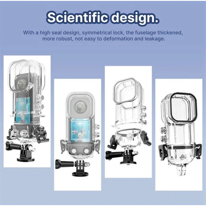 Oem Marka Insta 360 X3 Uyumlu Su Geçirmez Kılıf