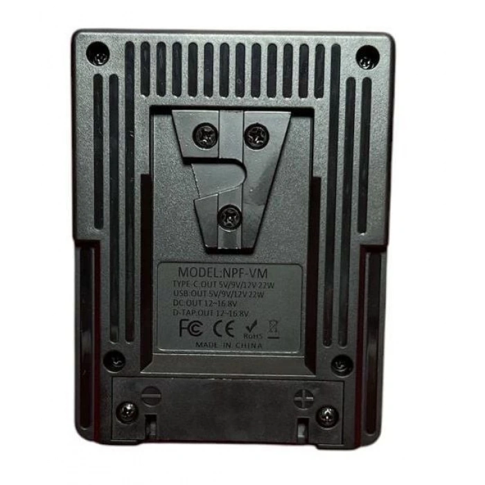 Andoer NPF-VM  NP-F550 / F750 / F970  Piller için  V-Montaj Dönüştürücü Adaptörü