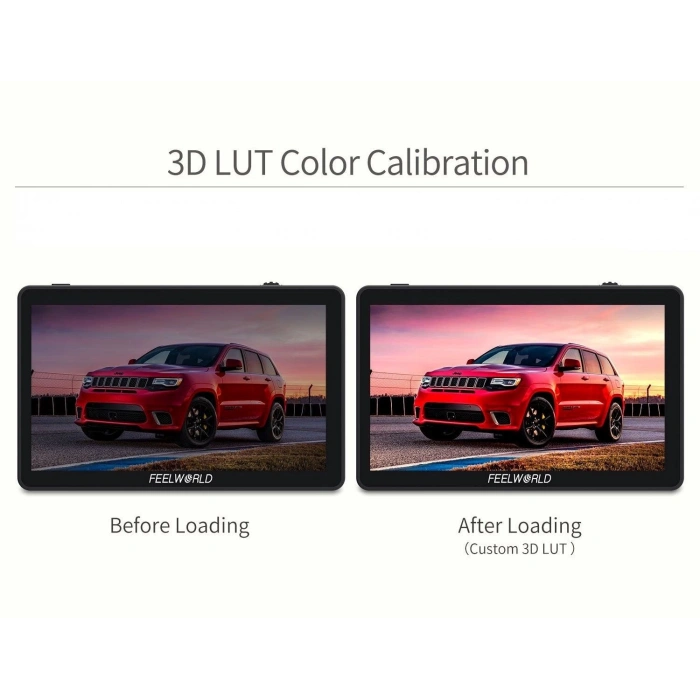 FEELWORLD F6 PLUS 6 inç  3D LUT Kamera  Alan Monitörü 1920x1080 HD 4K HDMI
