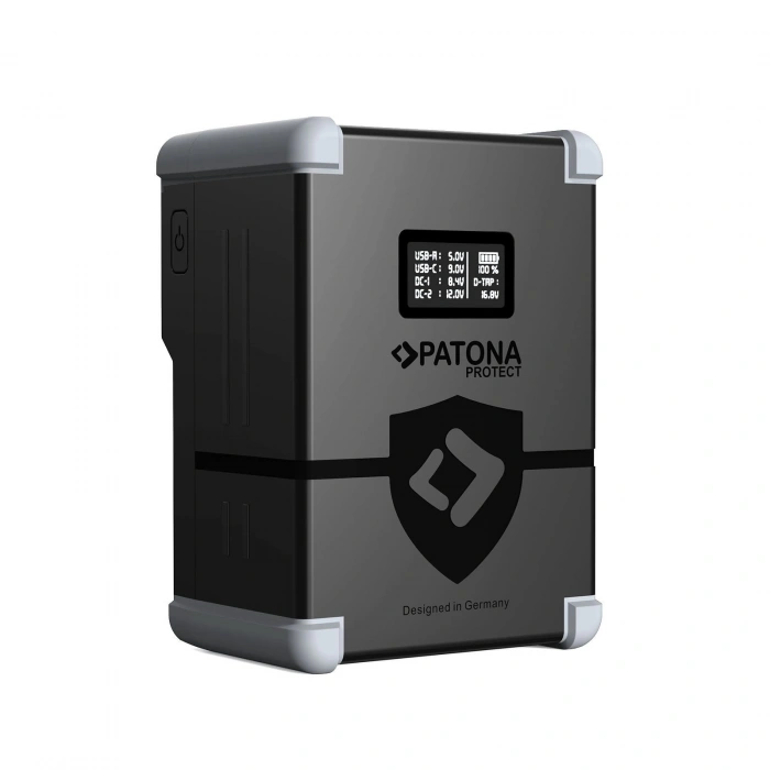 PATONA PROTECT V-Mount Pil V99-PD100 99Wh USB-C USB-A D-Tap 2xDC çıkışı