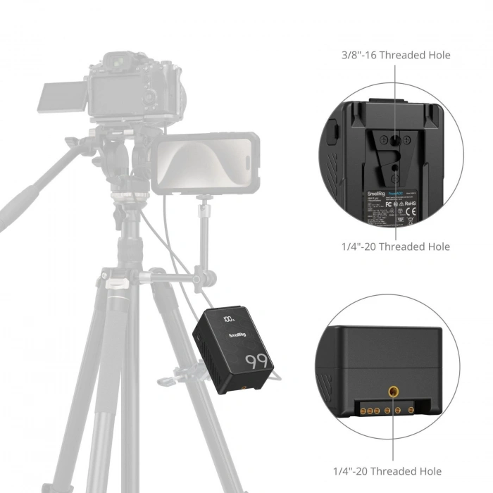 SmallRig 4608 VB99 SE Mini V Mount Pil