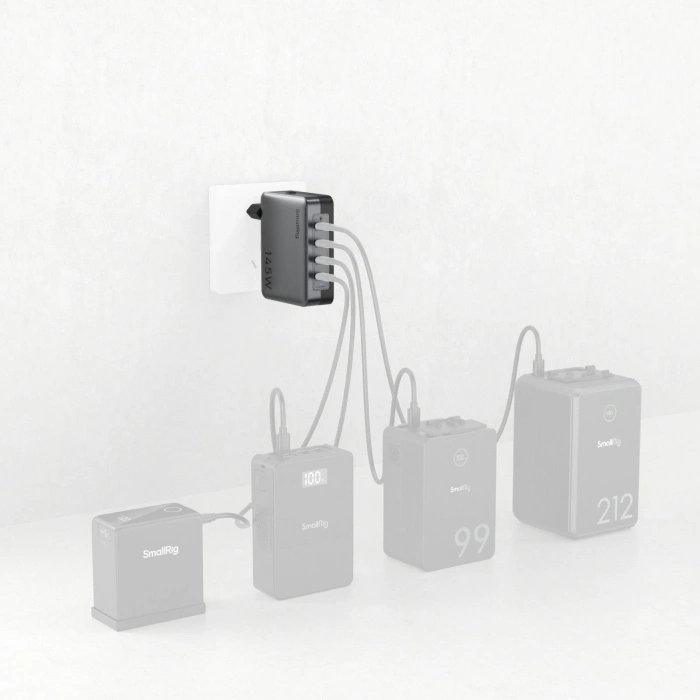 SmallRig 4748  145W 4 Portlu PD Güç Adaptörü