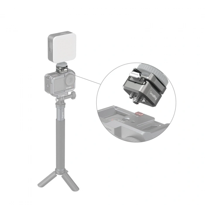 SmallRig 4500 HawkLock H18 Metal Ayak  ile Hızlı Çıkarma Desteği