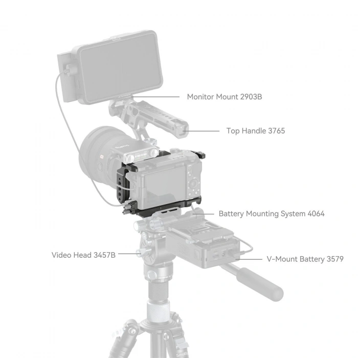 SmallRig 4949 Sony ZV-E10 II  için  HawkLock Hızlı Çıkarma Kafes Kiti