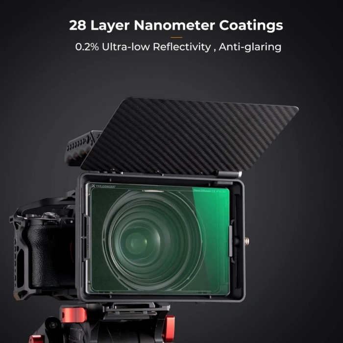 K&F NANO-X Black Mist 1/4  4x5.65 Filtre Tilta ve SmallRig ve Diğer Matbox ile Uyumlu 4mm HD Optik Cam