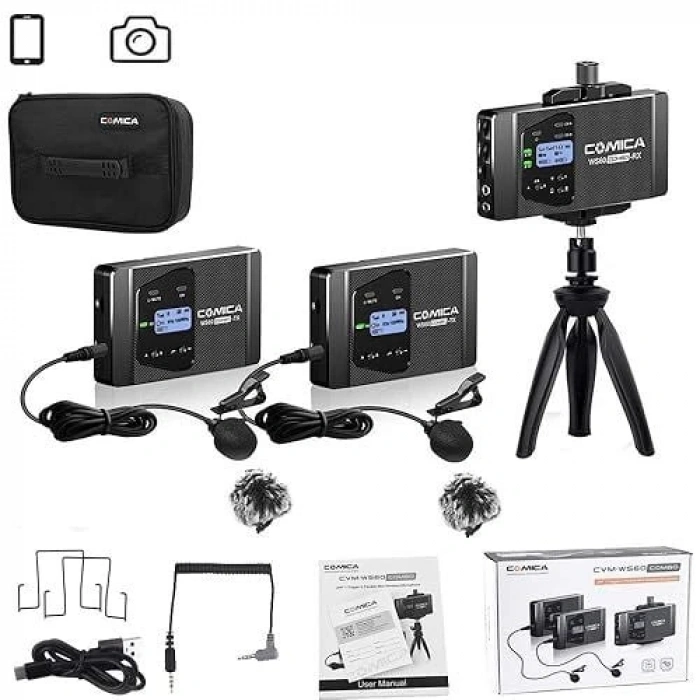 Comica CVM-WS60 Combo Kamera ve Telefon Mikrofonu