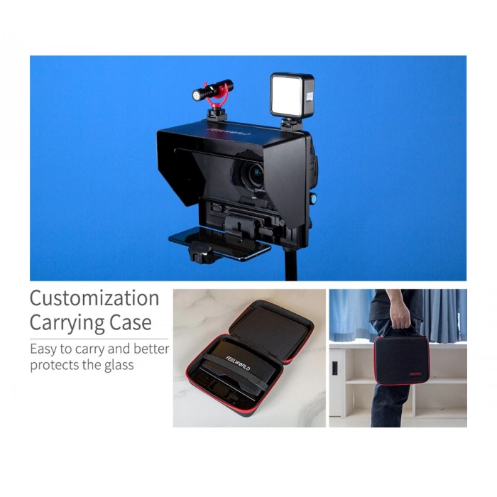 FEELWORLD TP10 Taşınabilir 10 İnç Katlanır Teleprompter