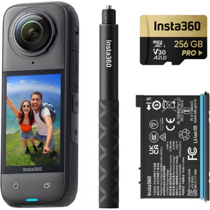 Insta360 X4 Adventure Bundle Aksiyon Kamerası