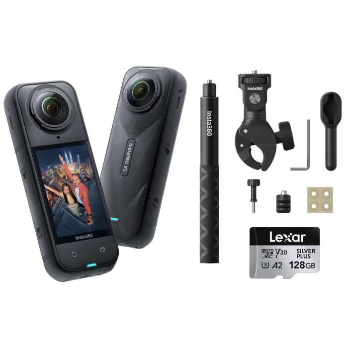 INSTA360 X5 MOTORCU SETİ 128 GB ( FUL AKSESUARLI ) FOTO EXPRERSS