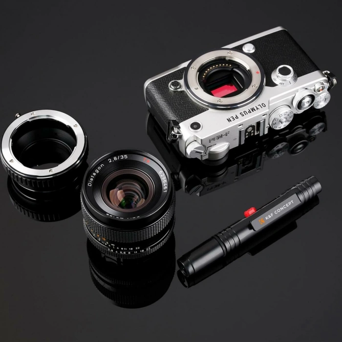 K&F Concept  KF1691 Çift Taraflı Karbon Başlık Lens Temizleme Kalemi