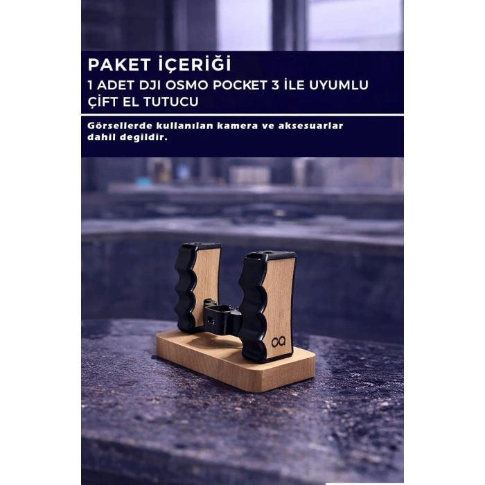 OEM DJI Osmo Pocket 3 İçin  Çift El Tutucu Kit
