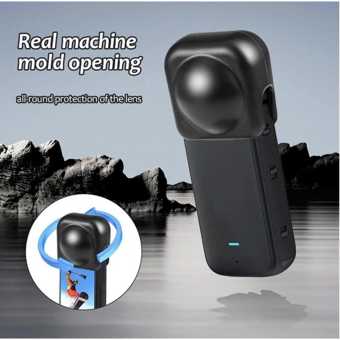 Oem Insta360 X5 X4 İçin Toz Geçirmez Çizilmez Silikon Lens Koruyucu