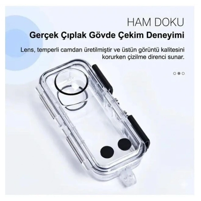Oem Marka Insta 360 X5 Uyumlu Su Geçirmez Kılıf (45mt)