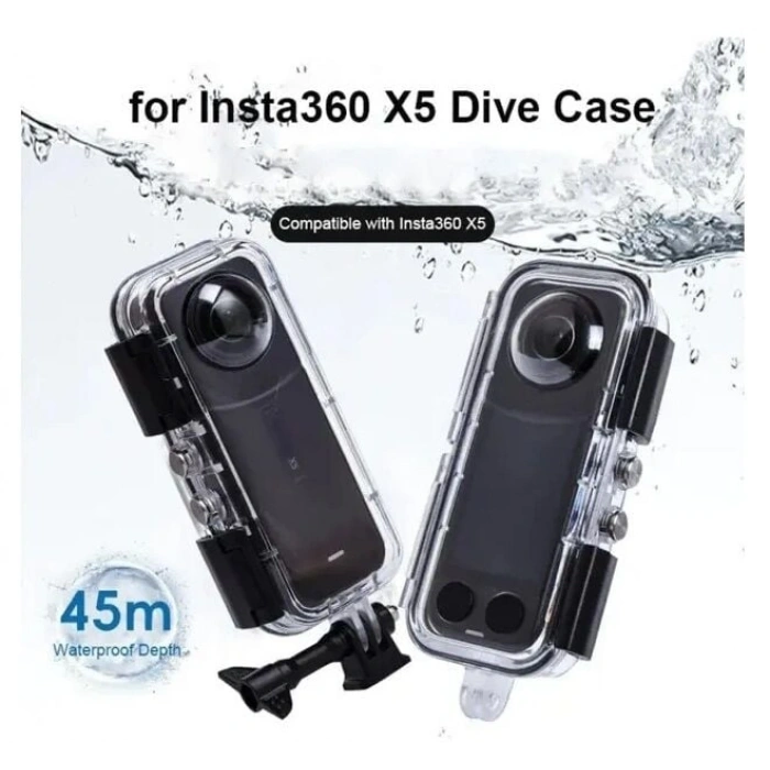 Oem Marka Insta 360 X5 Uyumlu Su Geçirmez Kılıf (45mt)