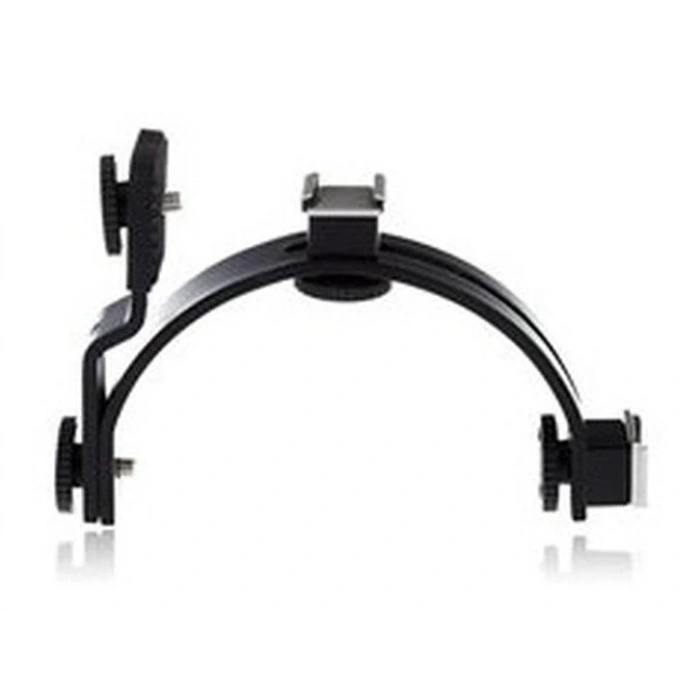 OEM Marka LS39 L Tipi Çift Kızaklı Işık Flaş Mikrofon Tutucu