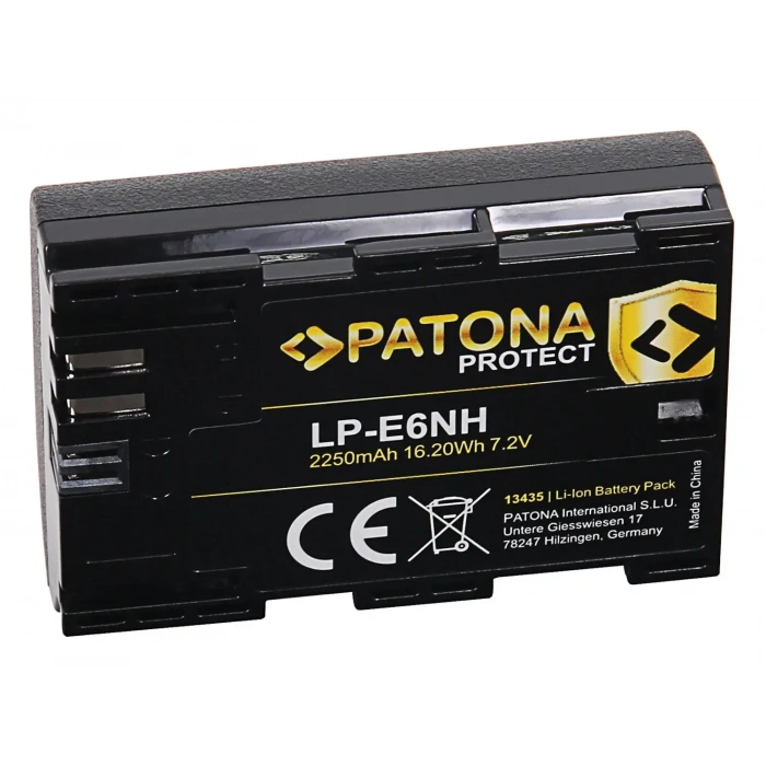 Patona 13435 Canon LP-E6N Protect Batarya