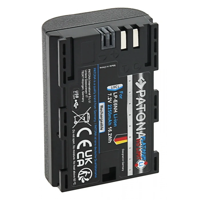 Patona 1361 Canon LP-E6NH Platinum Usb-C Girişli Batarya