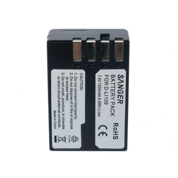 Sanger D-LI109 Pentax Fotoğraf Makinesi Batarya