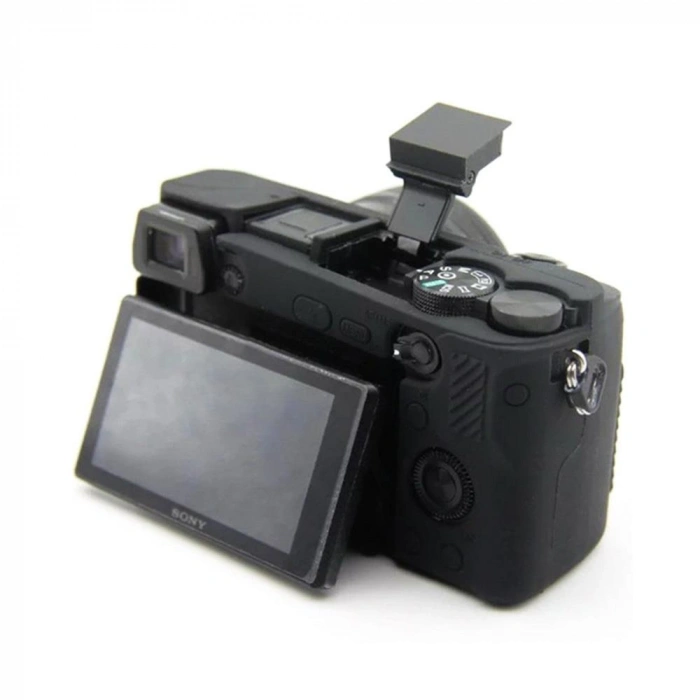 Sanger Silikon Kılıf Sony A6300 Uyumlu Siyah