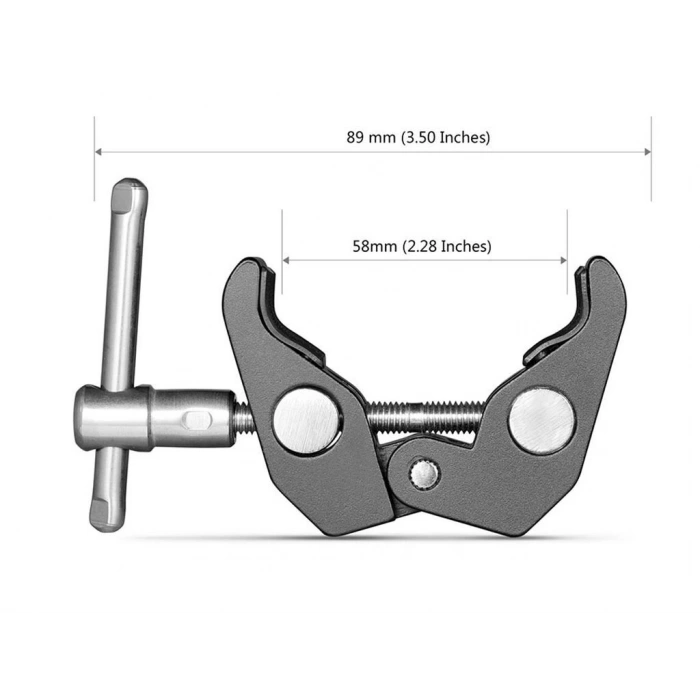 SmallRig 2058 İkili 1/4-3/8 Süper Clamp Seti