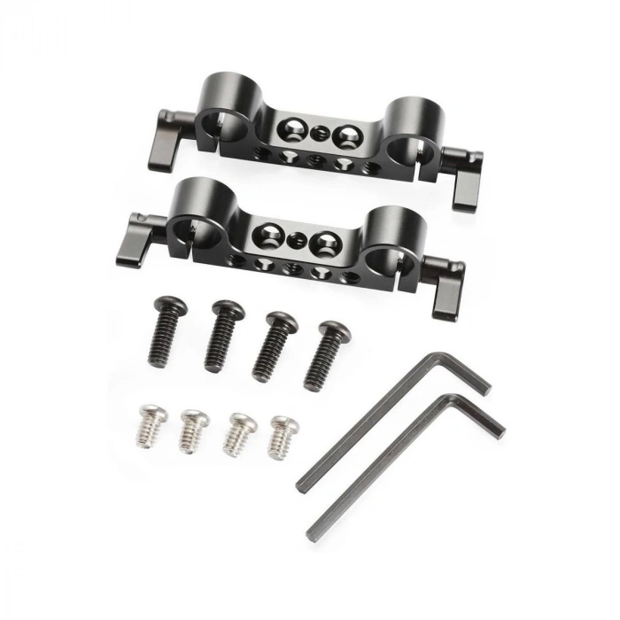 SmallRig 2061 Süper Hafif 15 mm Raylı Blok (2li Paket)