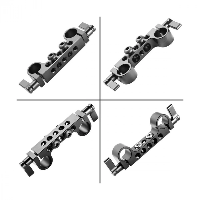 SmallRig 2061 Süper Hafif 15 mm Raylı Blok (2li Paket)