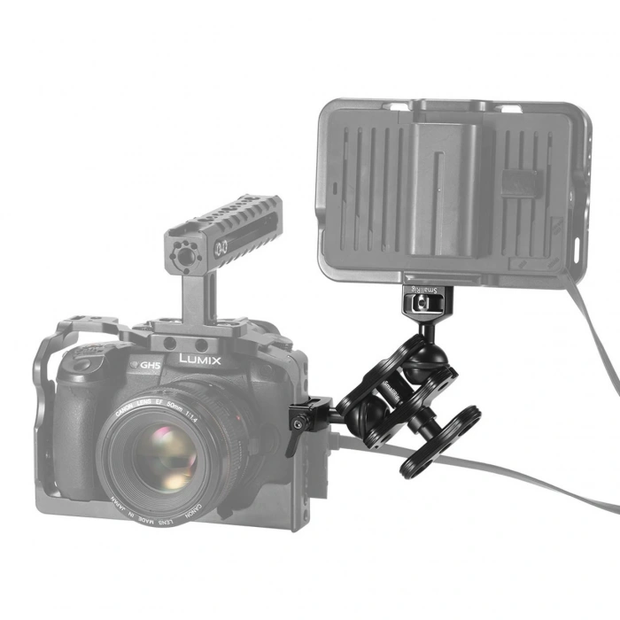 SmallRig 2071B Vidalı ve NATO Kelepçe Bilyalı Kafa