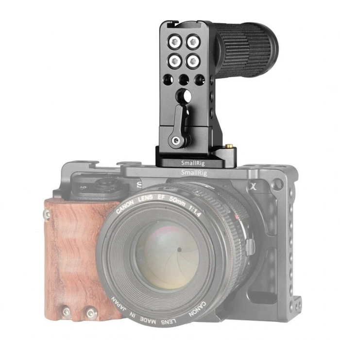 SmallRig 2084B NATO Tutamağı (Kauçuk) Emniyet Rayı ile