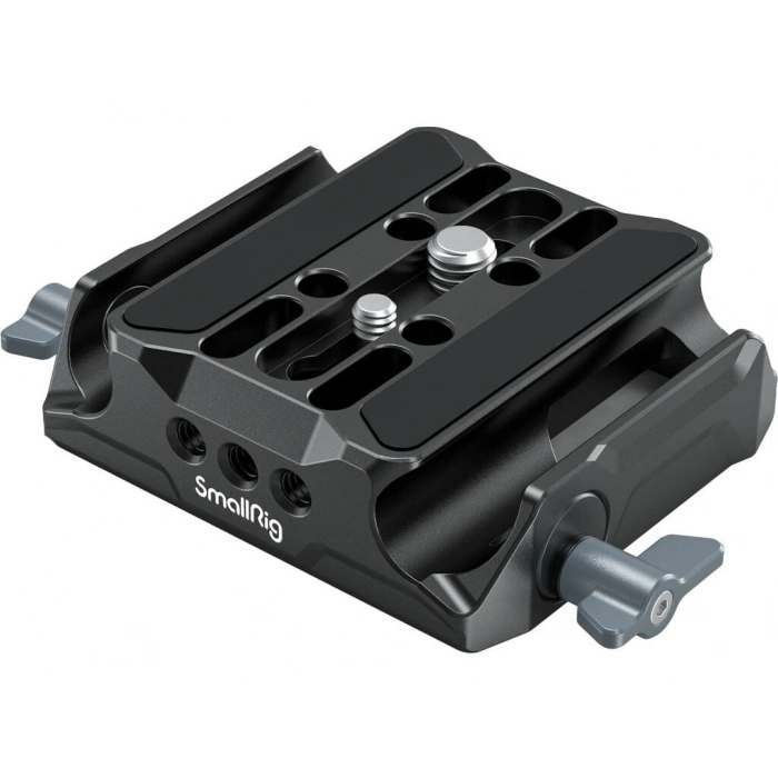 SmallRig 3357 Çift 15mm Çubuk Kelepçeli Evrensel Taban Plakası Baseplate