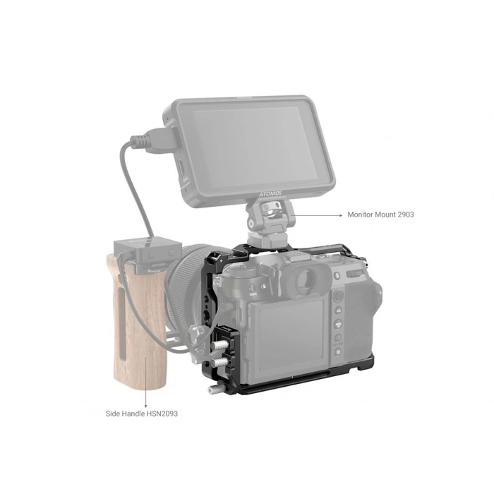 SmallRig 3715 GFX100S / 50S için Kafes ve Kablo Kıskacı