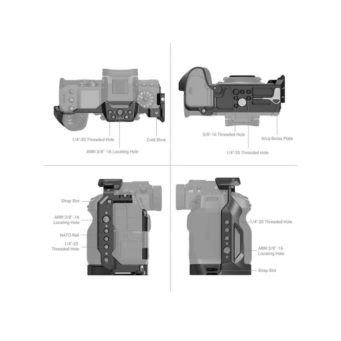 SmallRig 3934 Fujifilm X-H2 / X-H2s için Kafes