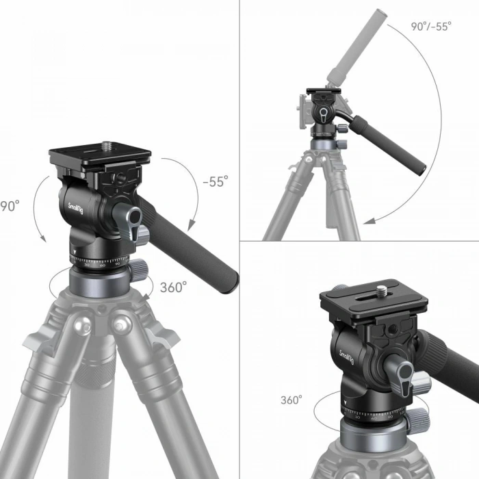 SmallRig 4170B CH20 Tesviye Tabanlı Video Kafası