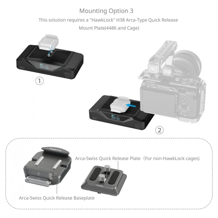 SmallRig 4826 CB75 Kamera Taban Bataryası