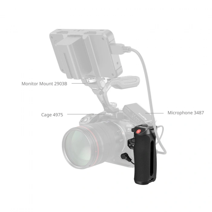 SmallRig 4928 Yan Tutamağı ve Geri Tetik Mekanizması (1/4-20 Vida)