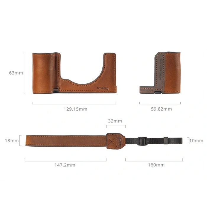 SmallRig 5015 Sony A7C II / A7CR için Deri Kılıf