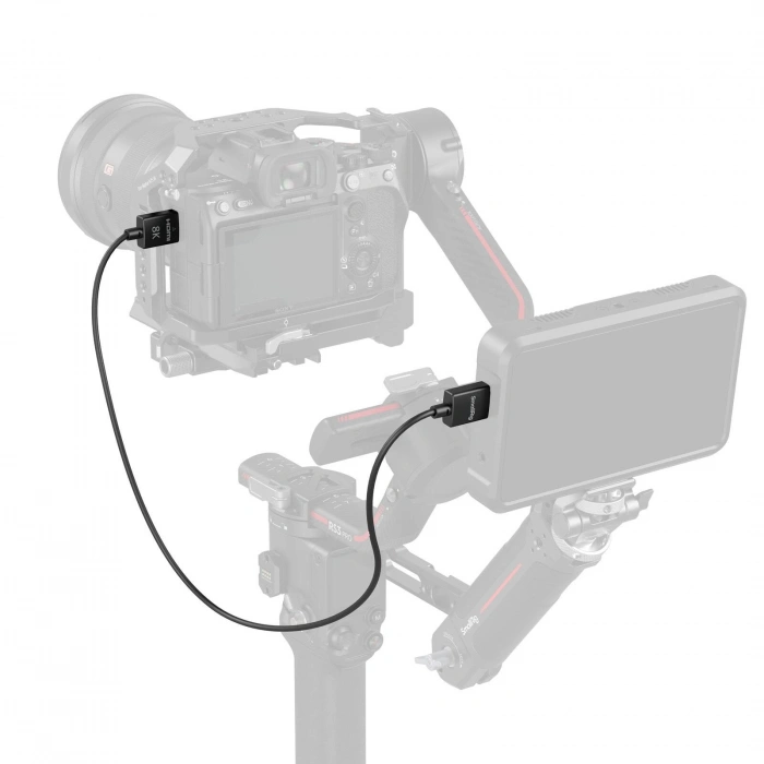 SmallRig 5086 8K HDMI Veri Kablosu (Adan Aya) (100cm)