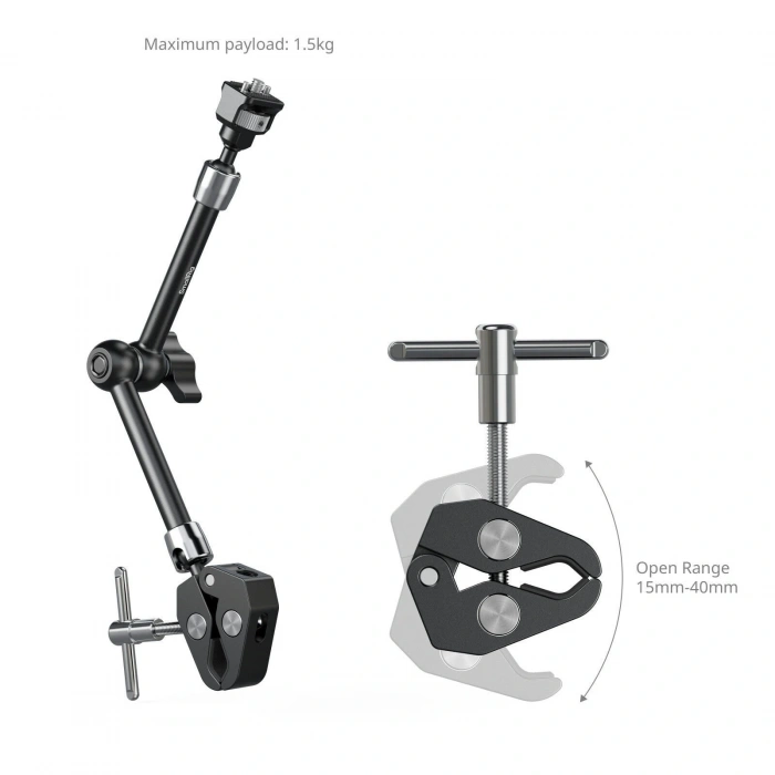 SmallRig 5311 Yengeç Şekilli Kelepçeli  Sihirli Kol (11)